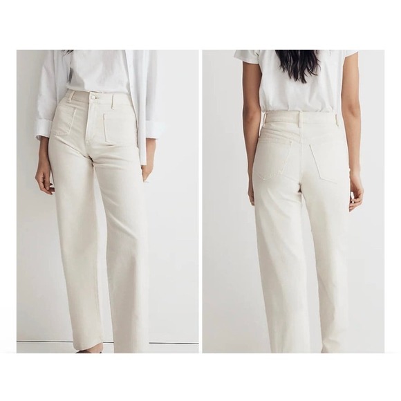 Madewell The Perfect Vintage Wide-Leg Jean vintage canvas size 32 - Picture 2 of 10